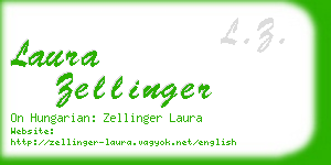laura zellinger business card